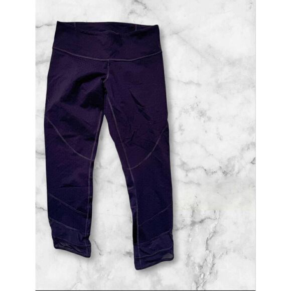Lululemon Size 8 Purple Leggings 23" - Picture 1 of 2